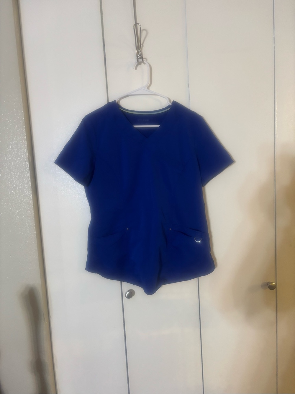 Scrubstar Royal Blue Women's V-Neck Short Sleeve Scrub Top